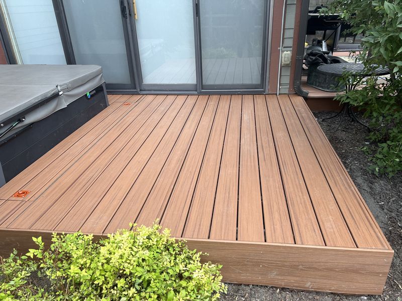 Composite deck installation